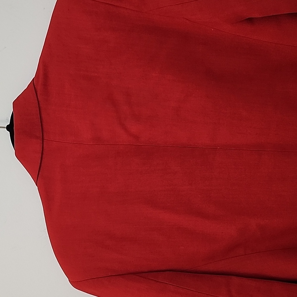 VTG Christian Dior red cropped blazer  Red Double-Breasted Blazer Size 6 - Picture 11 of 16